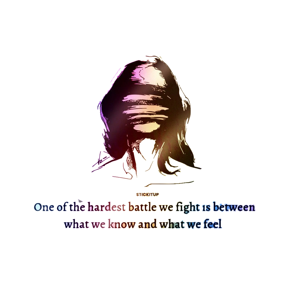 Fight Feel Sticker Holographic Stickers